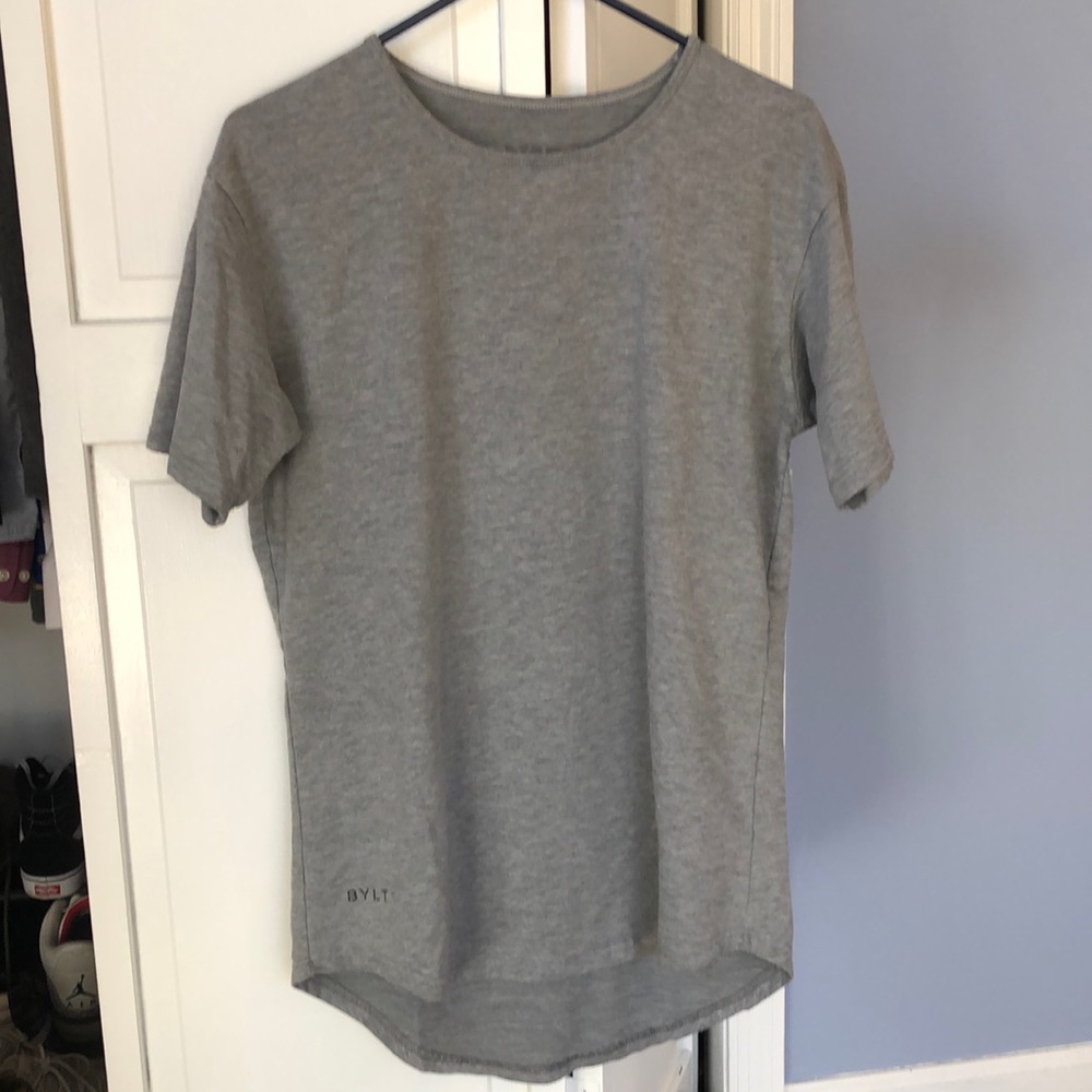 Bylt grey drop-cut T Shirt